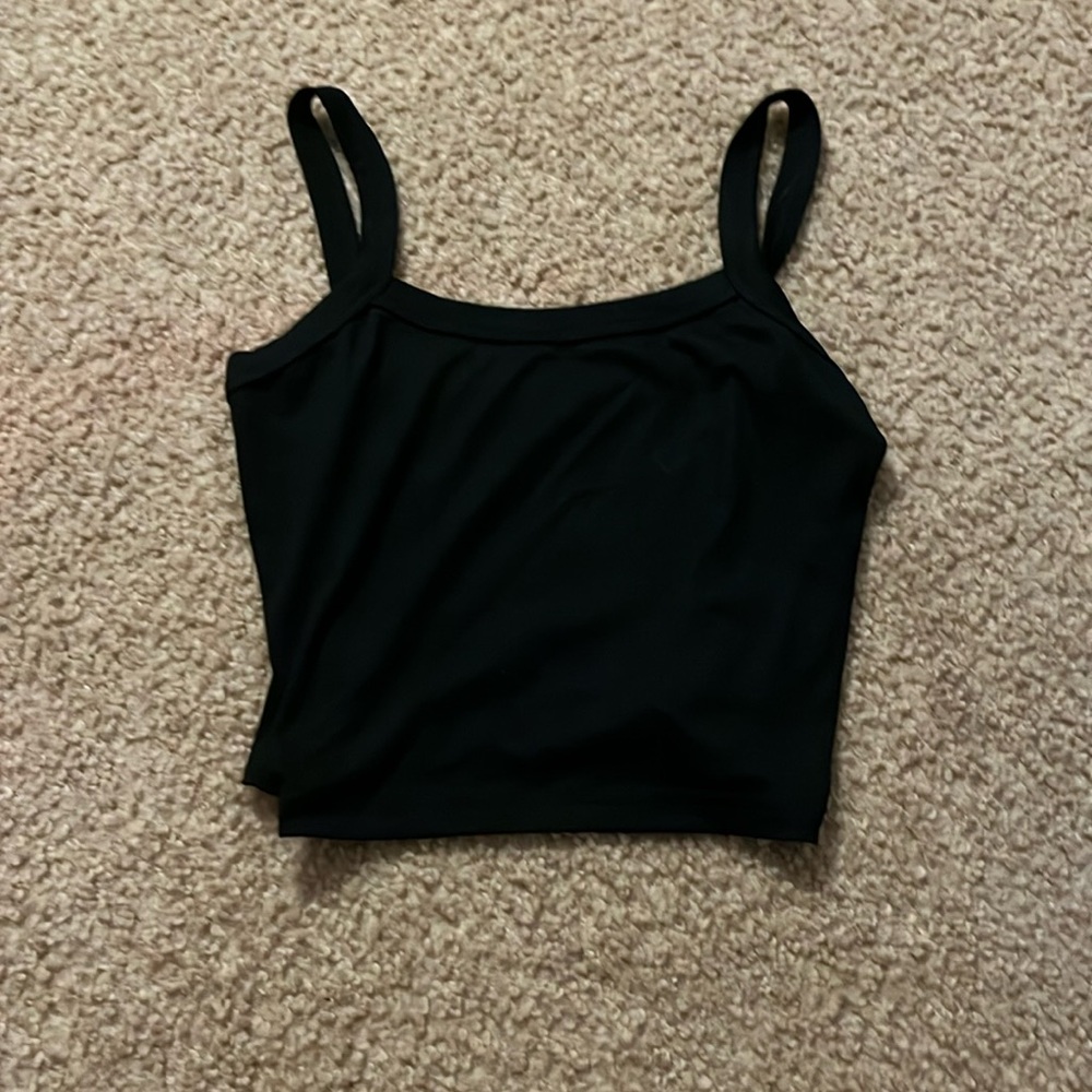 amazon | black crop top